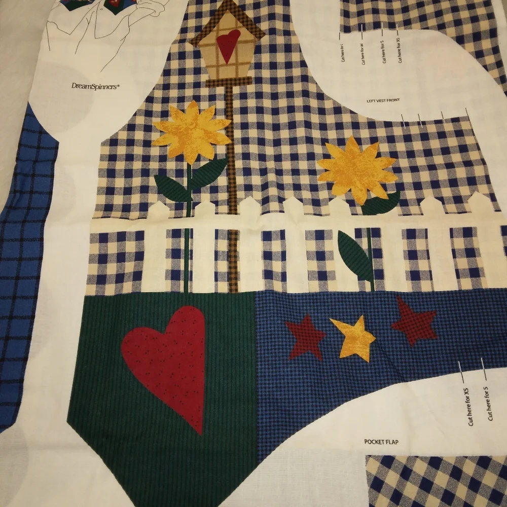 FABRIC VIP Dream Spinners Springtime Vest Cut-and-Sew panel